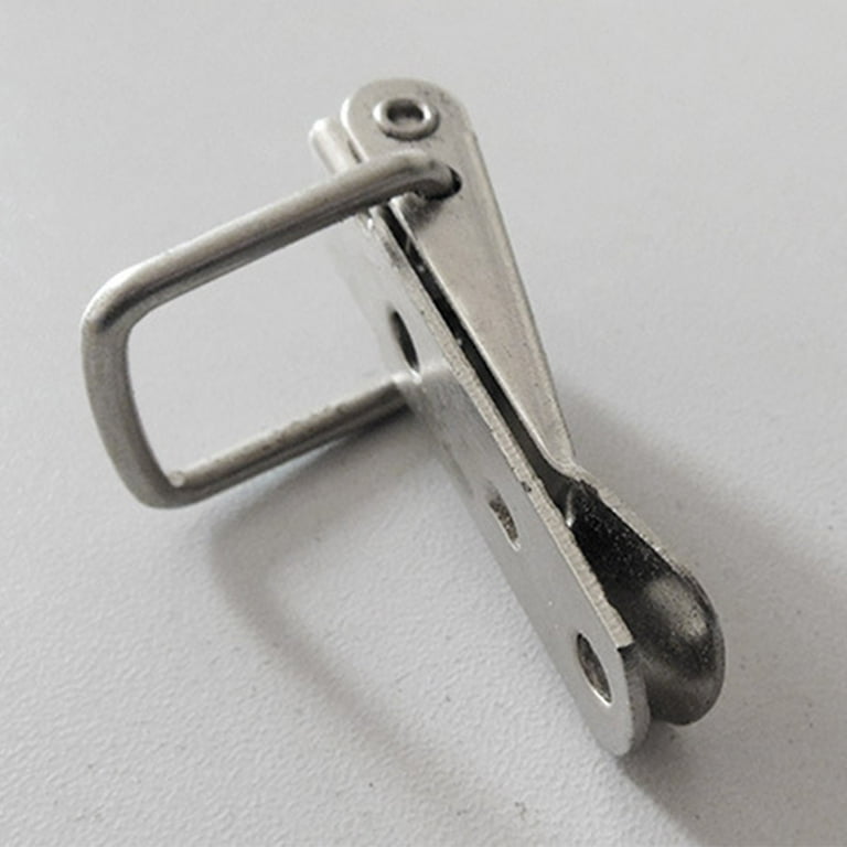 10 Pcs Suitcase Tool Box Locking A05 Spring Loaded Buckle Toggle Latch Silver 10 Pcs Suitcase Tool Box Locking A05 Spring Loaded Buckle Toggle Latch Silver